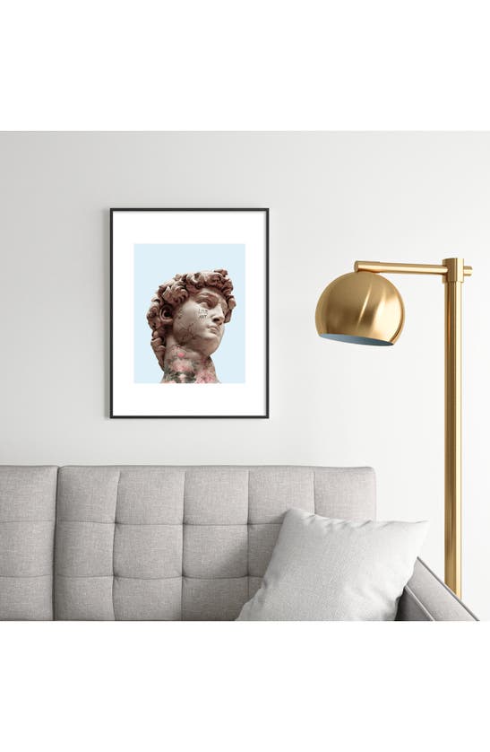 Deny Designs David Loves Art Framed Art Print In Blue