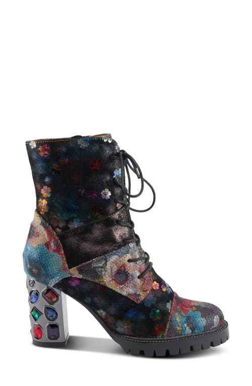 Shop L'artiste By Spring Step Flutterback Block Heel Bootie In Rainbow