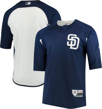Men's Majestic Navy San Diego Padres Alternate Official Team Jersey