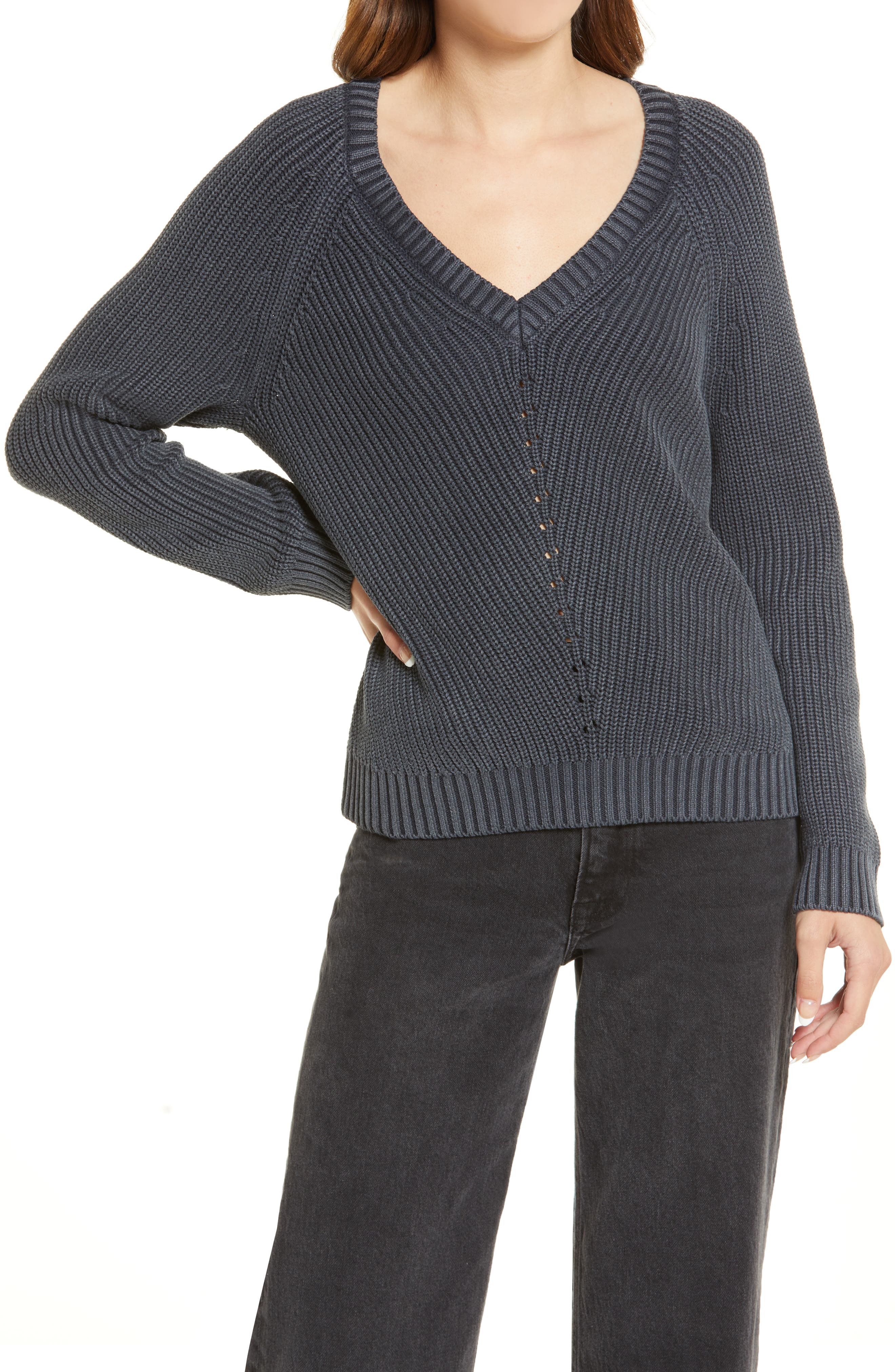 layering v neck sweaters