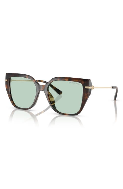 Michael Kors 54mm Square Sunglasses In Dark Tortoise