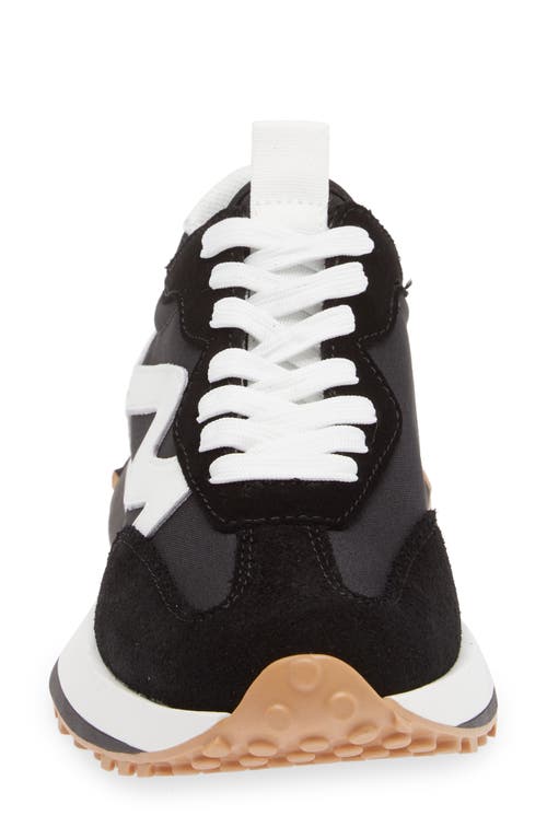 Steve Madden Campo Sneaker In Black/whte