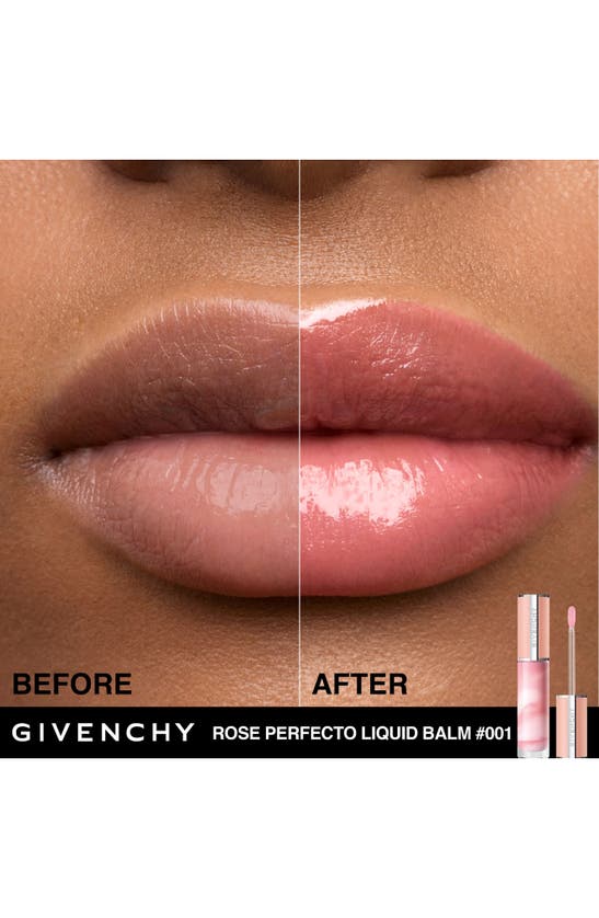 Shop Givenchy Rose Perfecto Liquid Lip Balm In 1 Pink Irresistible