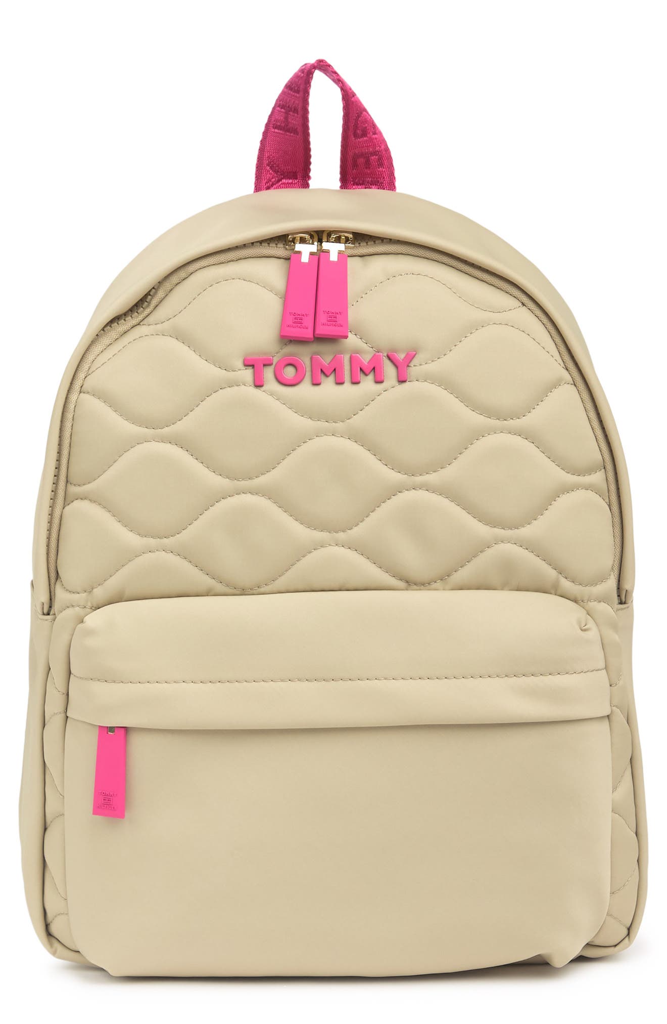 tan tommy hilfiger backpack