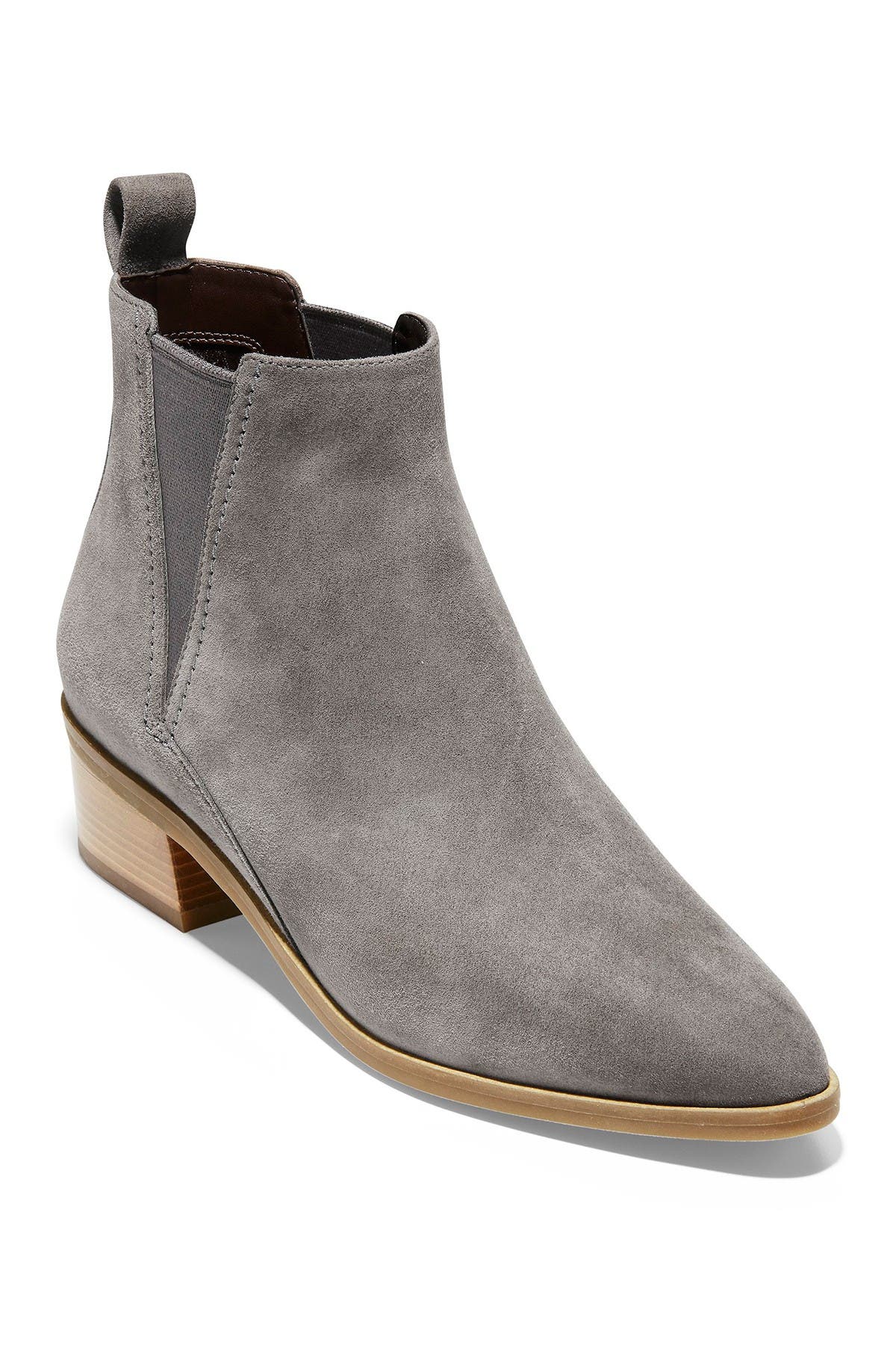 pointed toe chelsea bootie