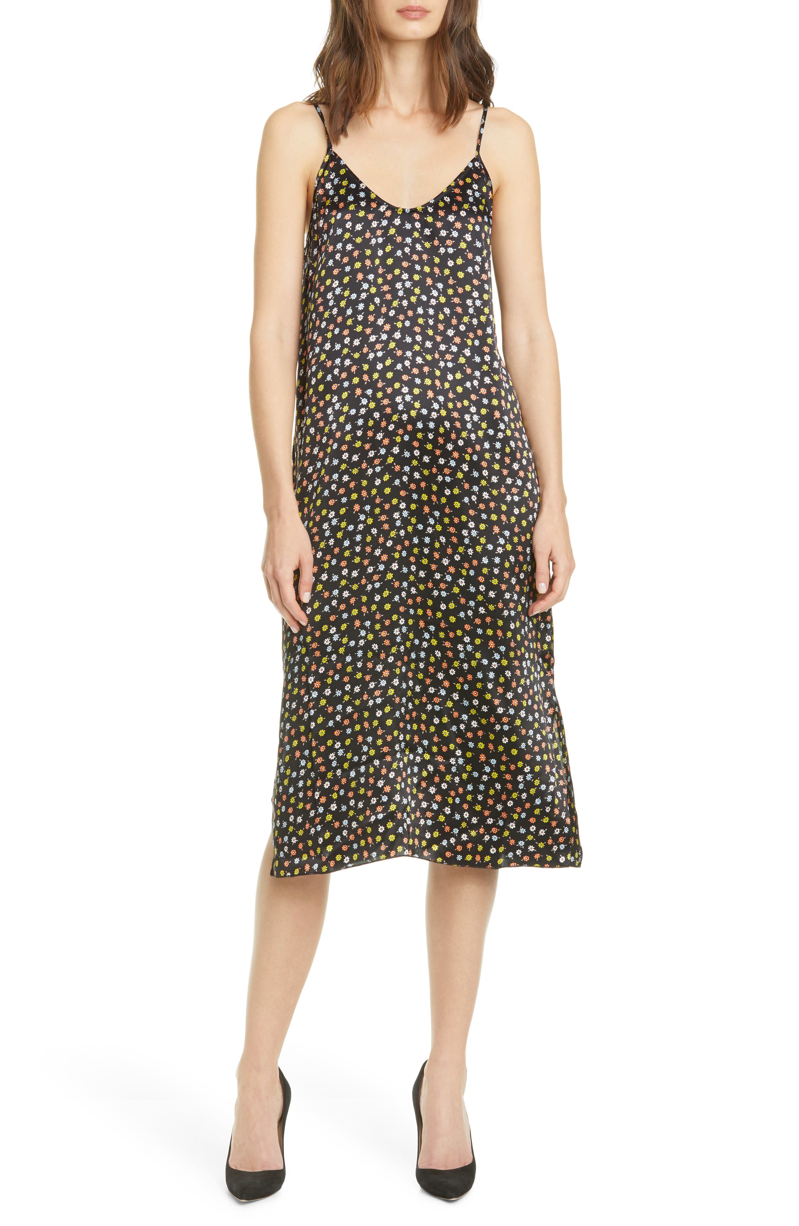 atm silk slip dress