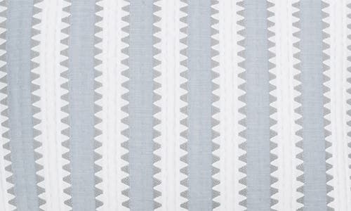 Matouk Apollo Stripe Matelasse Boudoir Sham In Dove