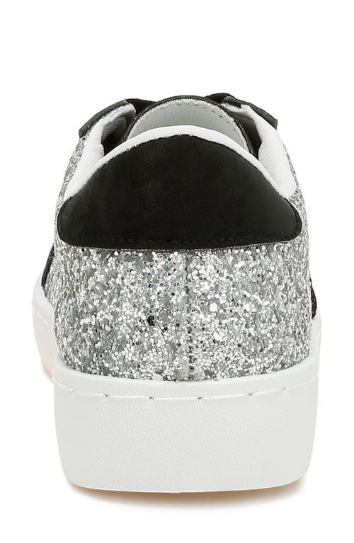 London Rag Kyniska Glitter Sneaker In Silver/black
