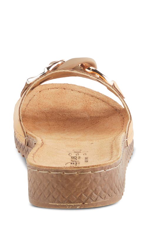 Flexus By Spring Step Janey Sandal In Mustard