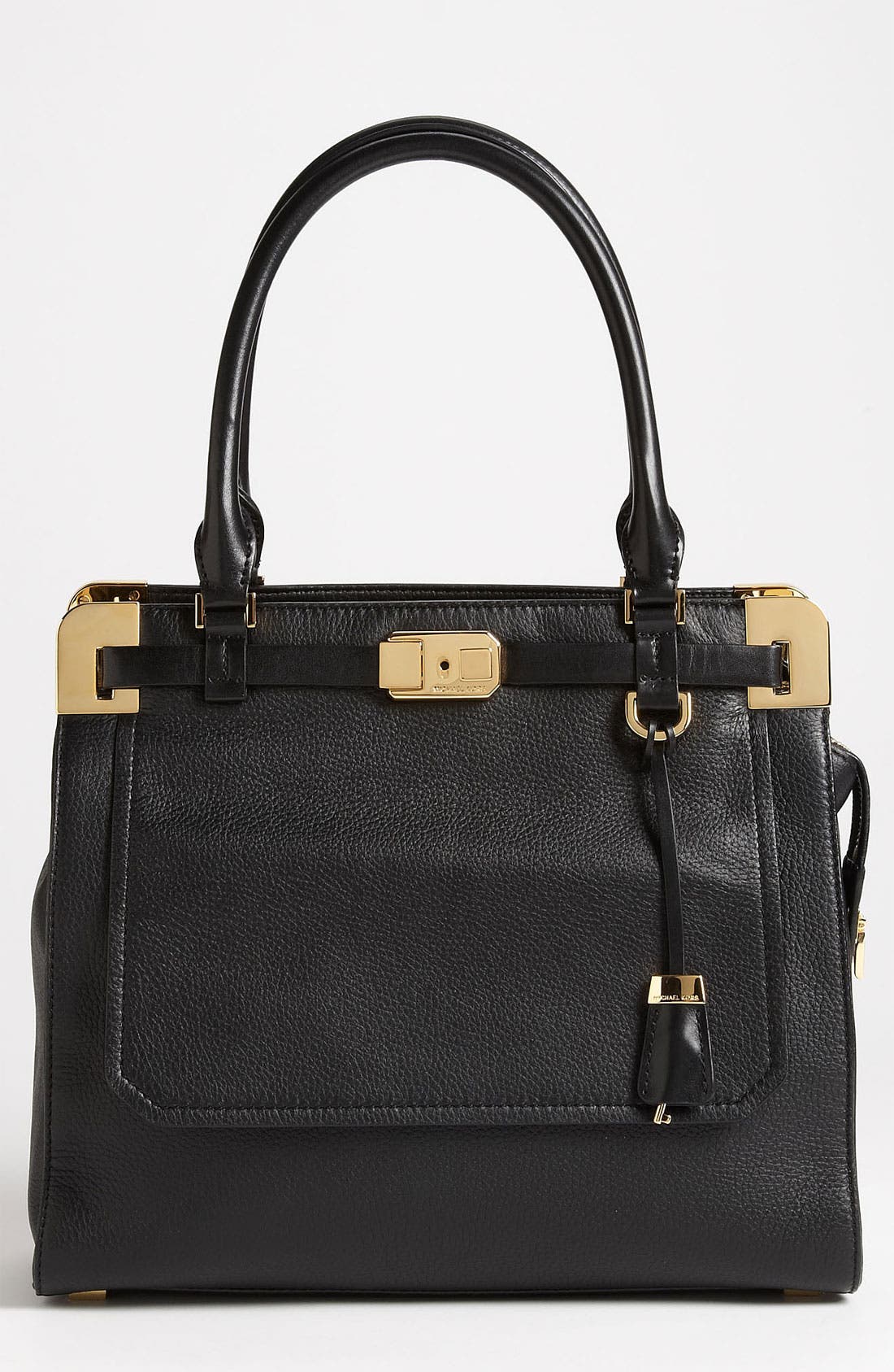 michael kors blake leather satchel