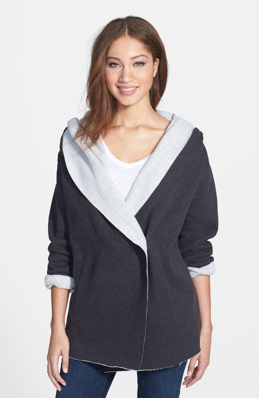 Sanctuary Fleece Blanket Jacket Nordstrom
