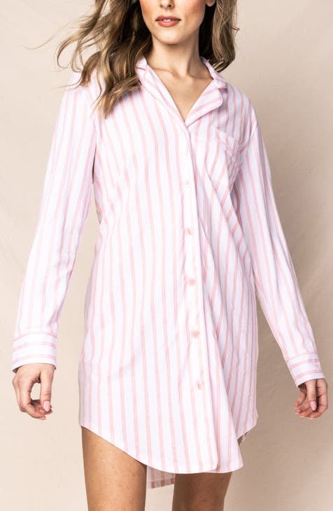 Women's 100% Cotton Sleep Shirts & Tops