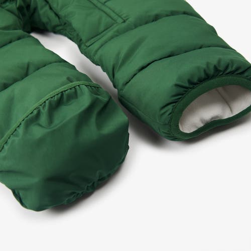 Shop Primary Baby Parka Puffer Suit In Evergreen