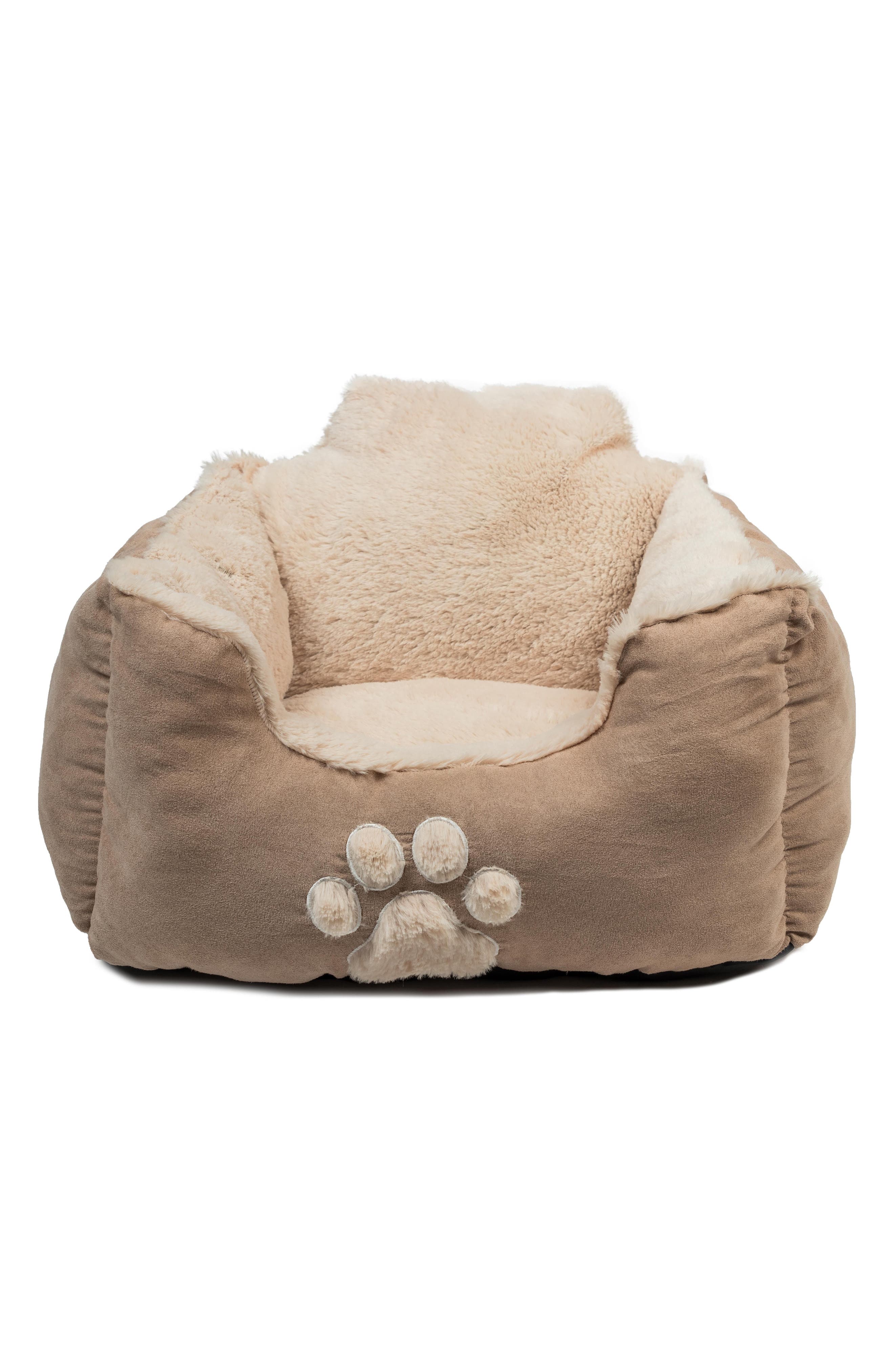 Duck River Textile Roxi Square Pet Bed In Pale Pink