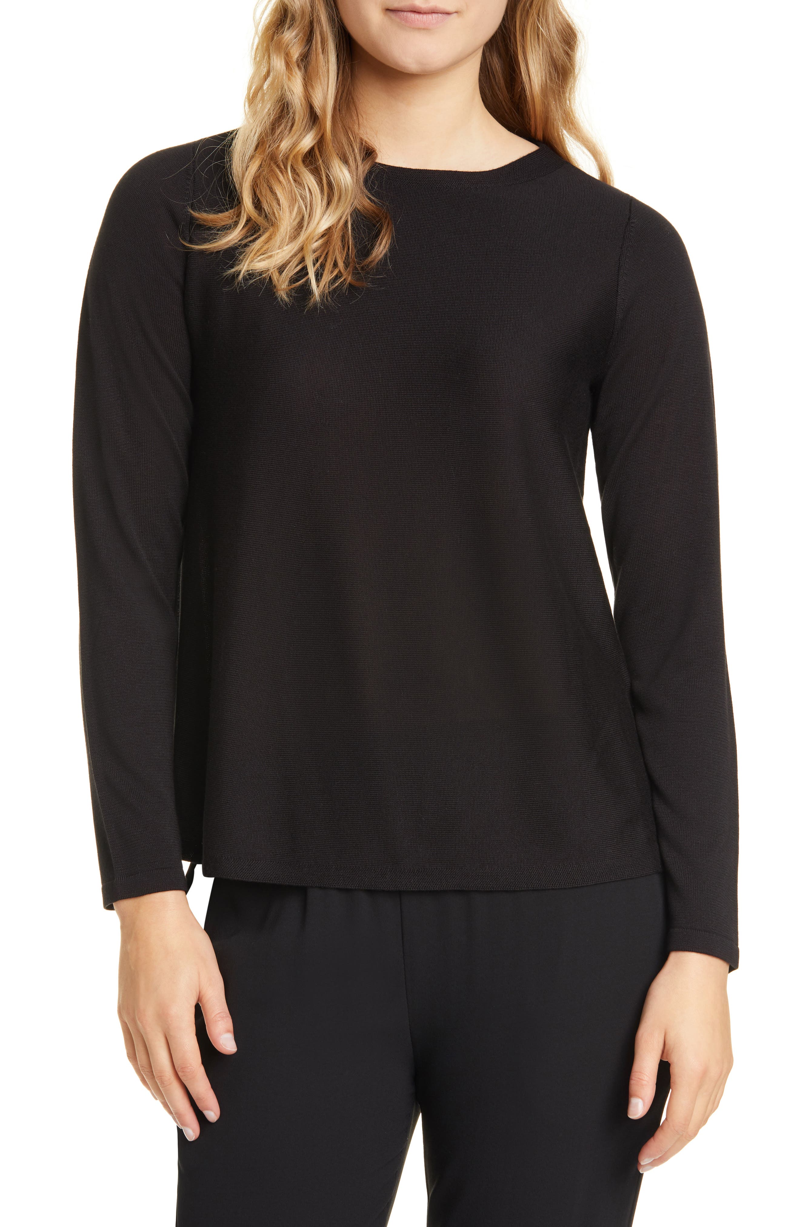 eileen fisher long sleeve tee