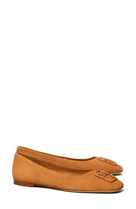 pointy brown flats
