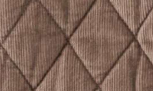 Pehr Organic Cotton Corduroy Quilted Hooded Jacket In Brown