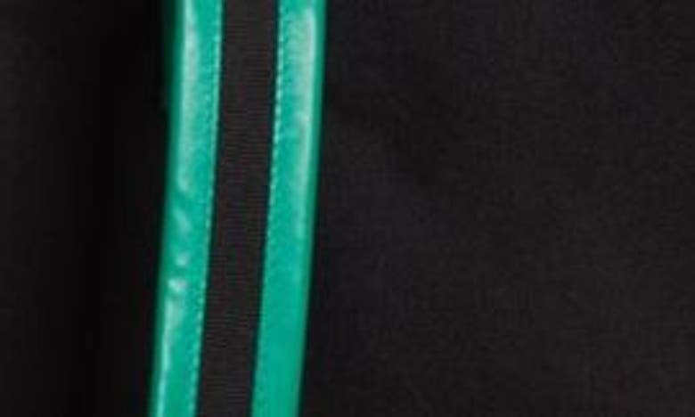 Kassl Large Contrast Trim Canvas Tote In Black / Oil Green 0175