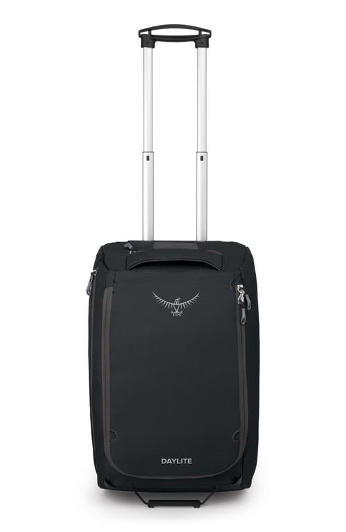 Osprey Daylite 40l 22-inch Wheeled Carry-on Duffle Bag In Black