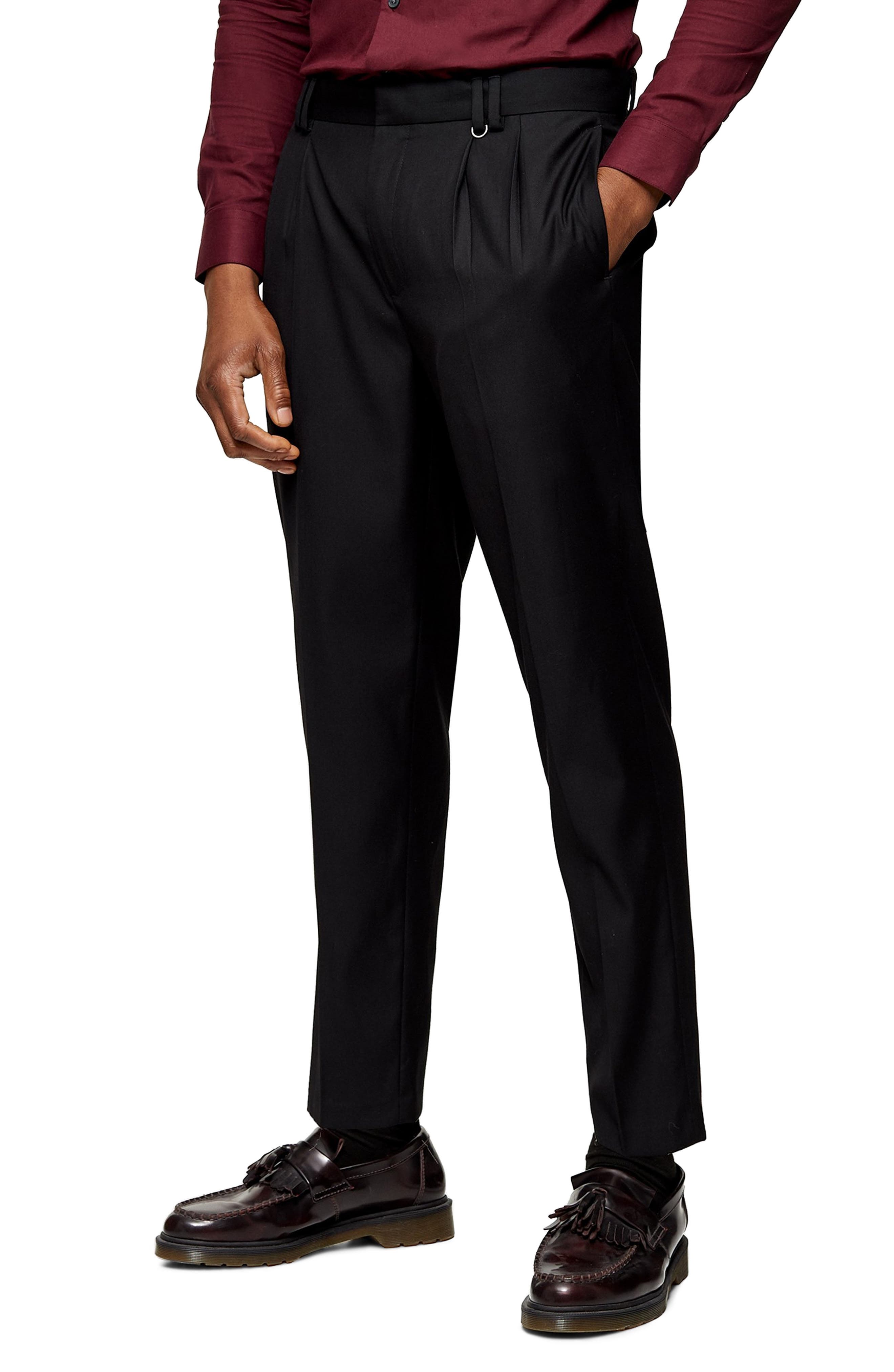 topman tapered trousers