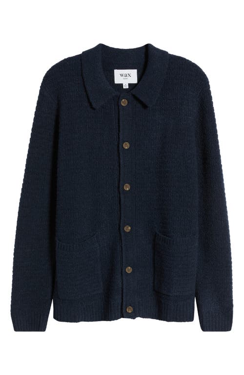 WAX LONDON WAX LONDON DALWOOD WOOL BLEND FULL BUTTON CARDIGAN 