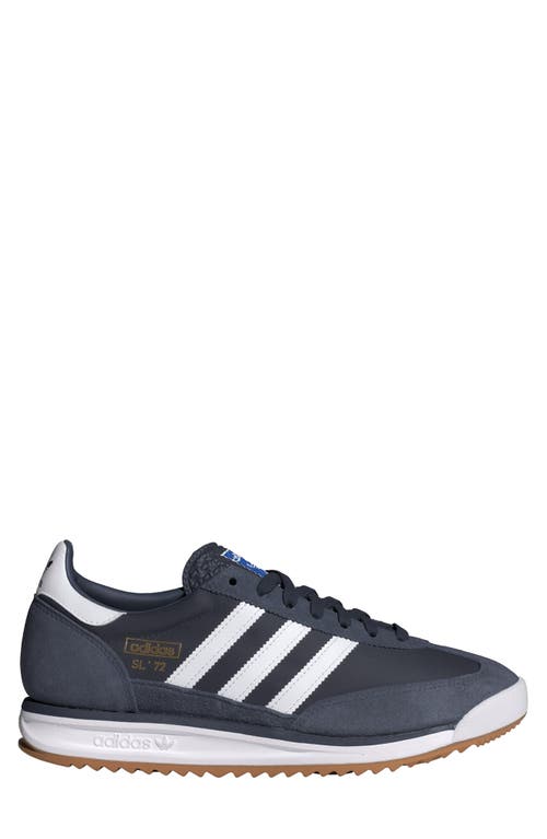 Shop Adidas Originals Adidas Gender Inclusive Sl 72 Rs Sneaker In Navy Indigo/white