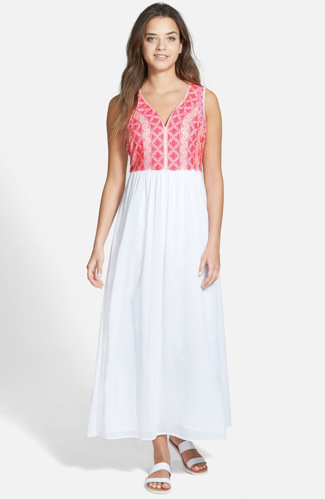 Vineyard Vines Embroidered Maxi Dress Nordstrom