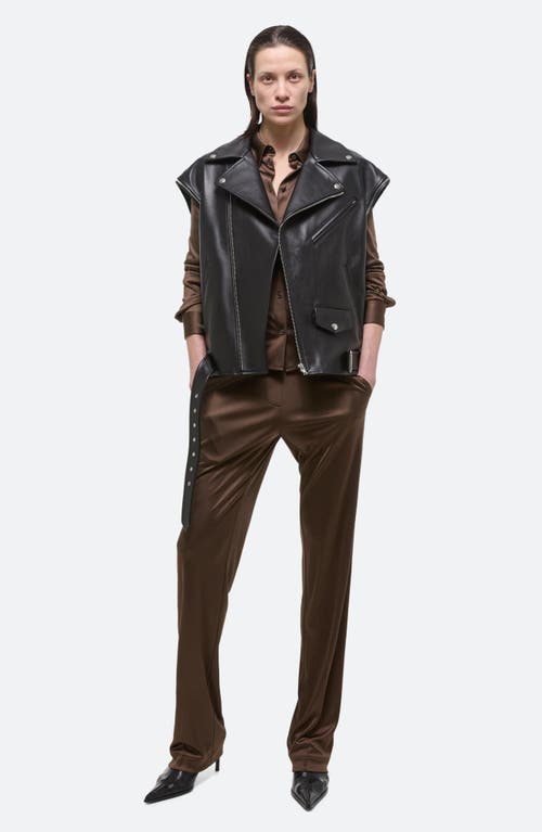 Shop Helmut Lang Fluid Liquid Jersey Pants In Dune