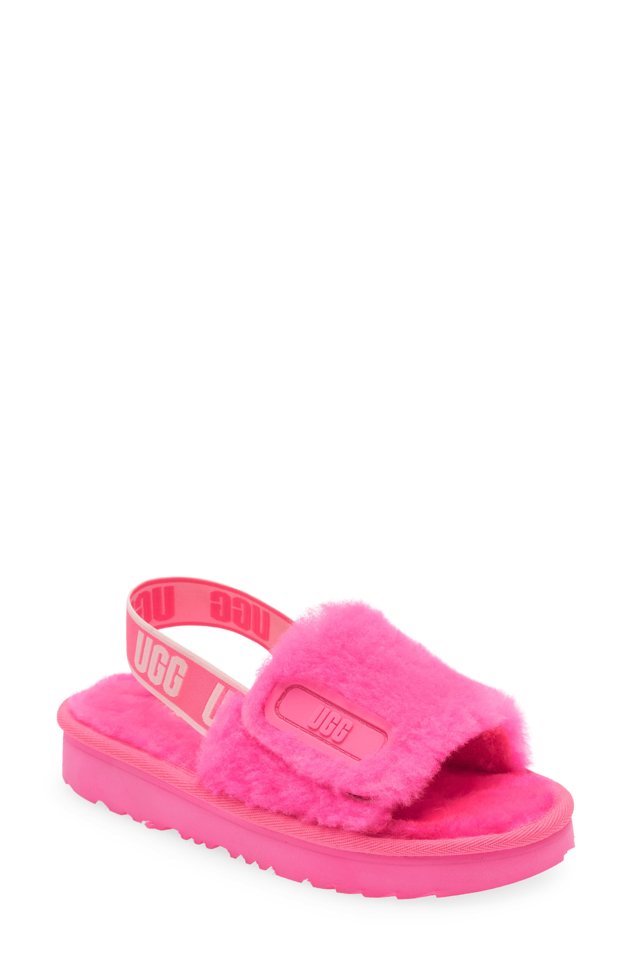 pink girls slippers