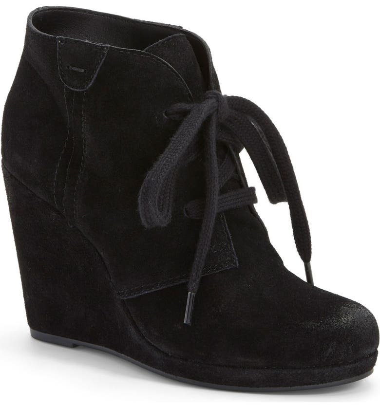 DOLCE VITA 'Gael' Suede Bootie, Main, color, BLACK
