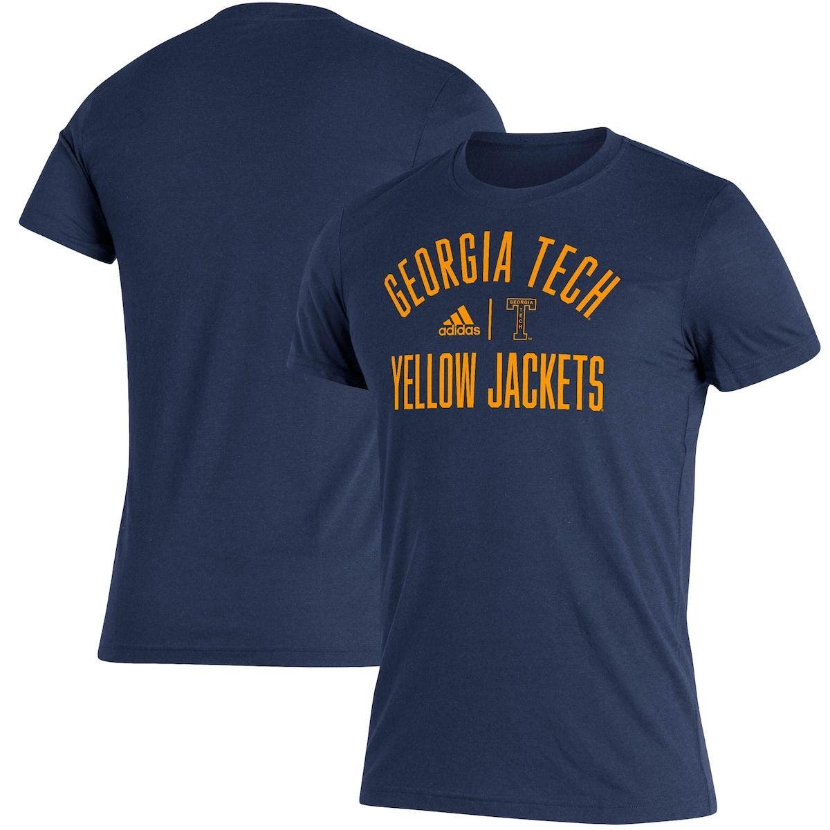 Levelwear NCAA College Georgia Tech Yellow Jackets Circular Tee T-Shirt Football Basketball 