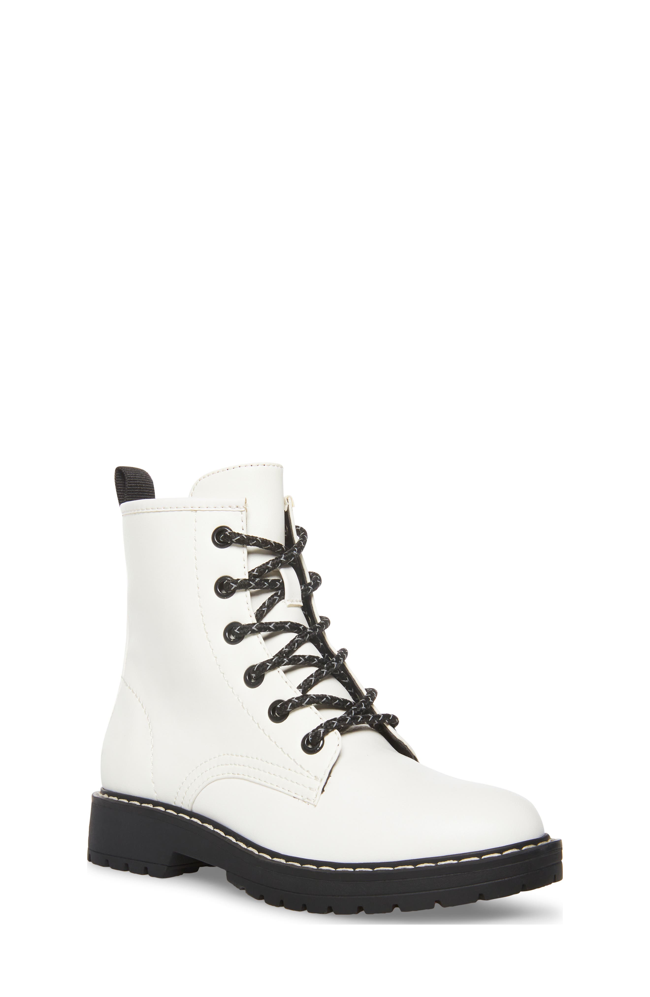 white toddler boots