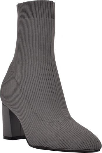 Calvin Klein Finhy Knit Pointed Toe Boot (Women) | Nordstrom
