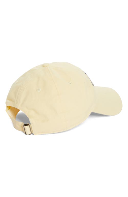 Shop Sporty And Rich Sporty & Rich Carlyle Embroidered Baseball Cap In Almond