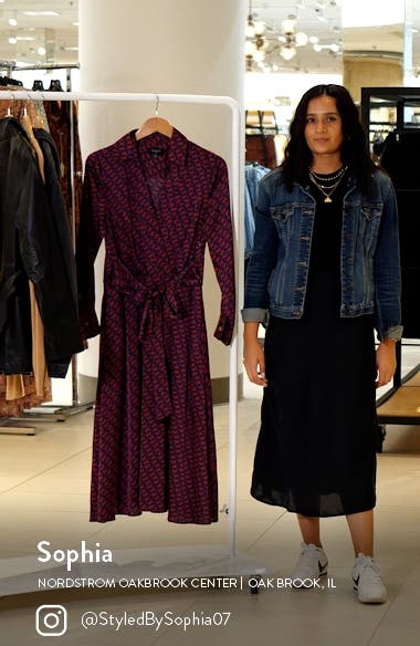 geo pocket shirtdress