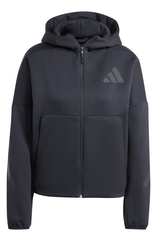 Shop Adidas Originals Adidas Z.n.e. Hoodie In Black