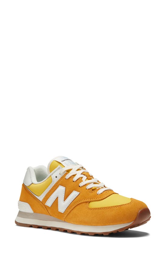 New Balance 574 Classic Sneaker In Aztec Gold