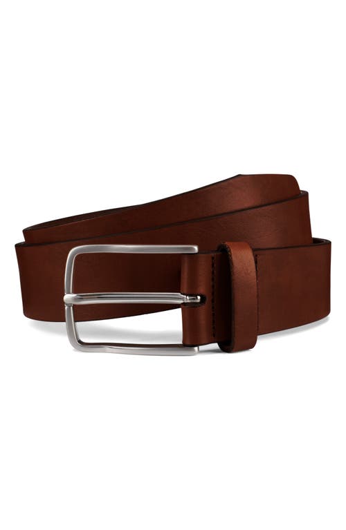 Shop Allen Edmonds Broadway Avenue Leather Belt In Red