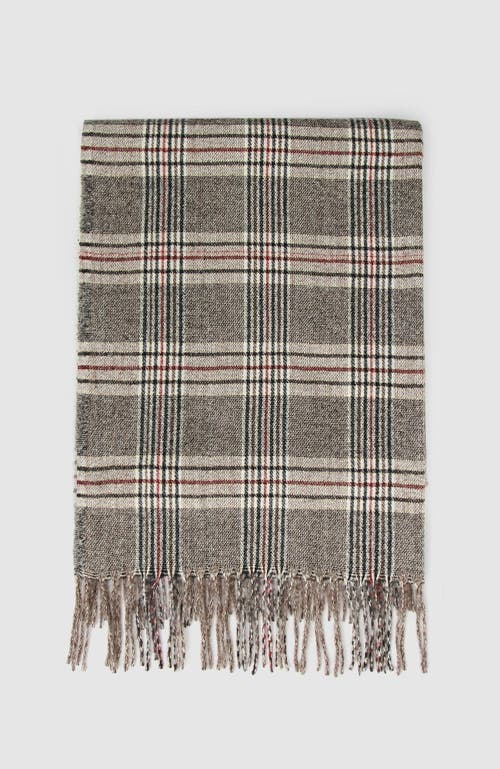 Belle & Bloom Aspen Plaid Scarf In Military
