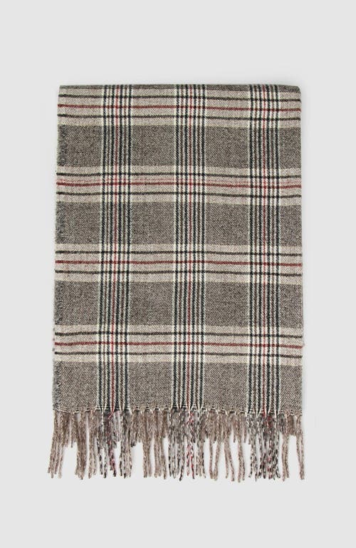 Shop Belle & Bloom Apen Plaid Scarf In Military