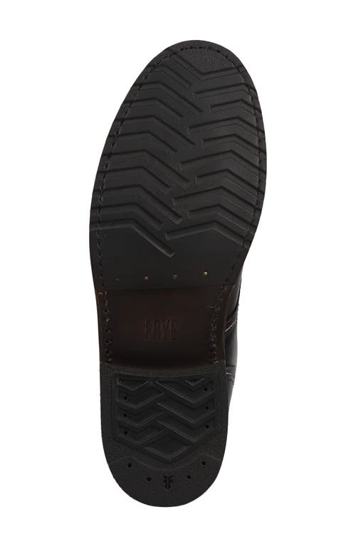 Frye Hudson Lace-up Boot In Black