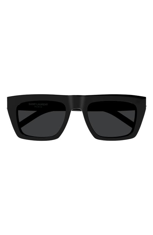 Saint Laurent 54mm Square Sunglasses in Black at Nordstrom