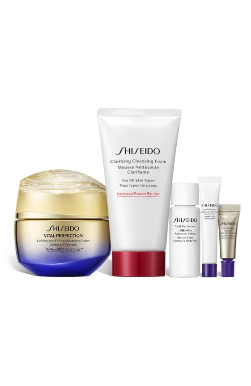 Shop Shiseido Vital Perfection Advanced Lifting & Firming Set (limited Edition) $217 Value In No Color