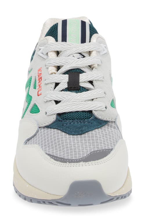 Shop Karhu Gender Inclusive Legacy 96 Sneaker In Lily White/island Green