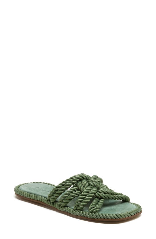 Shop Kelsi Dagger Brooklyn Beachy Slide Sandal In Moss