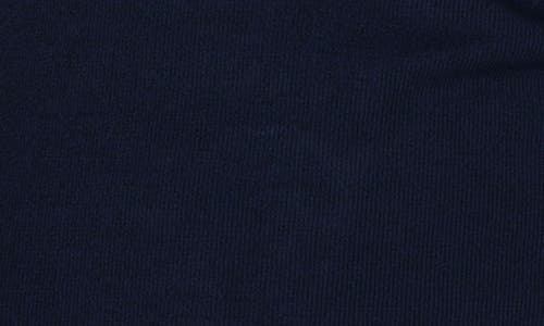 Shop Liverpool Double Layer V-neck Top In Dark Navy