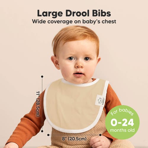Keababies 8-pack Baby Drool Bibs In Daybreak