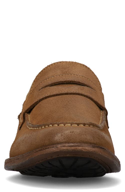 Frye Tyler Penny Loafer In Almond