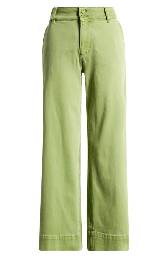 Shop Kut From The Kloth Ankle Wide Leg Pants In Pear
