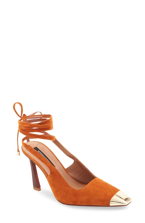 bcbg Rinzo Ankle Wrap Pump Golden Oak at Nordstrom,